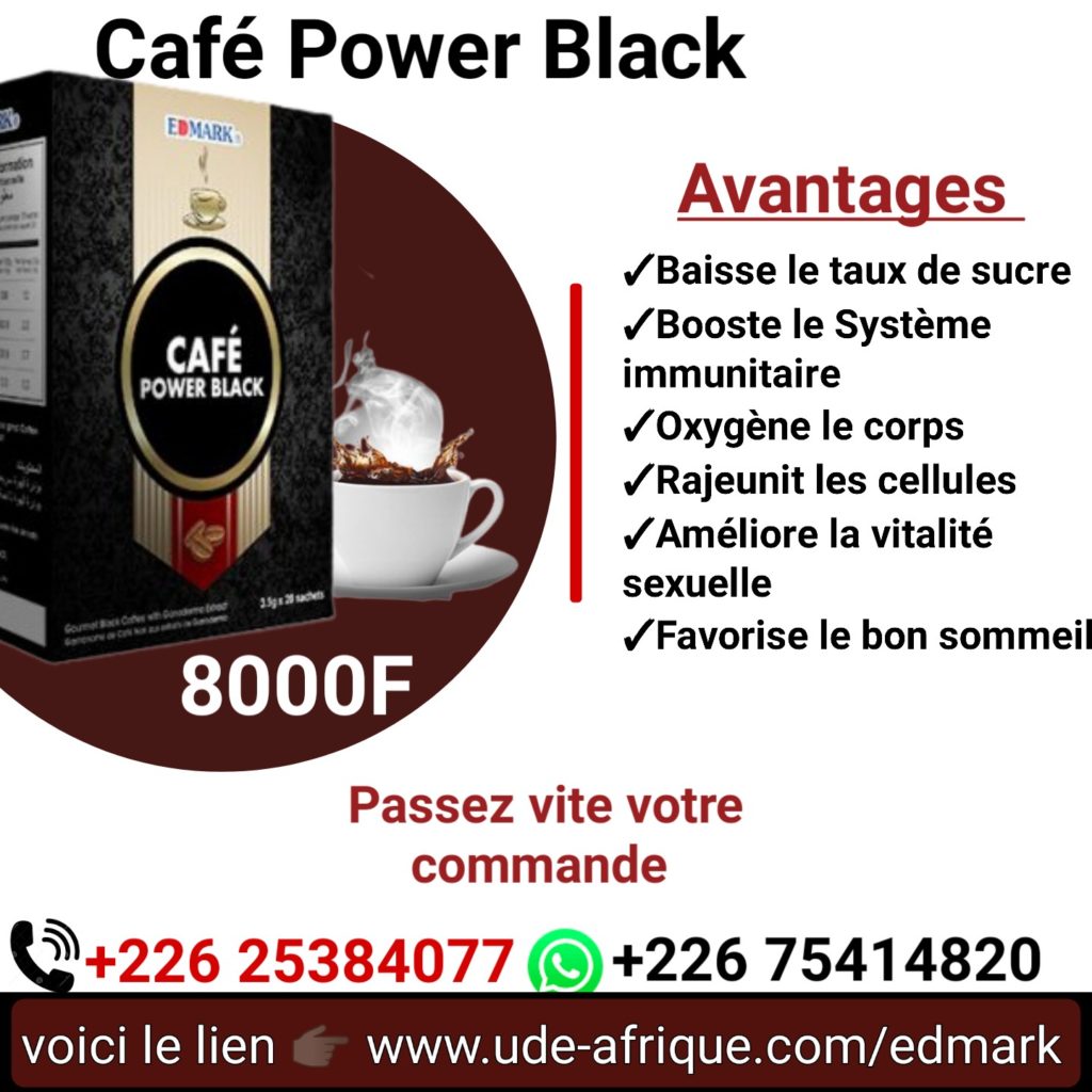 Edmark café power black UDE-AFRIQUE