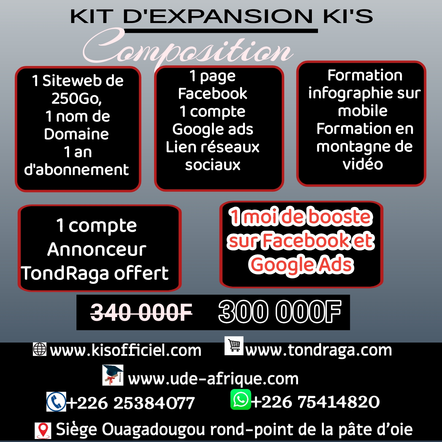 KIT D'EXPANSION KI'S Création de site web boutique en ligne ecommerce e-commerce